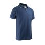Polo uni, manches courtes, maille piquée, grandeur 5/X-grand, marine