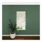 Cordless Zebra Roller Shade with Square Cassette - Linen Effect - 27" x 72"