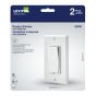 Slide Dimmer – Decora – White – 2/pkg