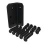 Kit de support en L, acier, 2 x 2 x 2"