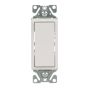 Interrupteur décoratif 3 voies, blanc, 15 A, 120/277V/AC