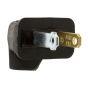 Plug Angle Rubber - Rubber - NEMA 1- 15P - 15 A/125 V