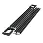Set of Steel Barrier Frames, Black, 58'