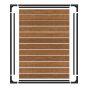 Set of Steel Barrier Frames, Black, 58'
