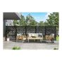 Decorative Pane - Black Freesia - 2' x 4
