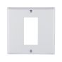 Walllplate GFCI Stainless - White