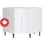 Base Cabinet Corner 2 Doors - Shaker - White - 36" x 34 3/4" x 24"