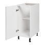 Caisson inférieur 1 porte, Shaker, gris, 15" x 34 3/4" x 24"
