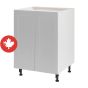 Base Cabinet 2 Doors - Shaker - Grey - 24" x 34 3/4" x 24"