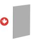 Base Cabinet Panel - Shaker - Grey - 24" x 34 3/4"