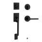 Clenche pour porte extérieure, Branton/Reminy, noir mat