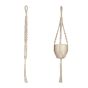 Macramé Plant Support - Beige - 36"