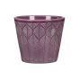 Cache-pot, Vintage, intérieur, céramique, violet, 13 cm