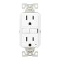 TR Tamper-Proof Double Socket, DDTF, White