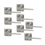 Ensemble de leviers Windsor pour portes de passage, Windsor, nickel satiné, 8/pqt