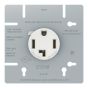 Receptacle Power Dryer - White - NEMA 14-30R - NEMA 14-30R - 30 A/125V/250 V