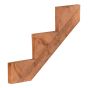 Brown Treated Wood Step Stringer