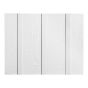 Board & Batten siding - Board - White