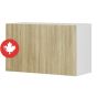 Caisson supérieur pour poêle 2 portes, Beauté Naturelle, bois, 30" x 18" x 12 1/2"