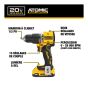 Ensemble marteau perforeur, 1/2", 20V, 4 mcx