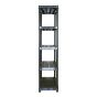 Étagère Deluxe, 5 tablettes, 36'' x 18'' x 73'', noir