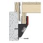 Patio Beam Support - N1200-LW-I - 1 200 lb
