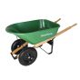 Brouette, paysagiste, 2 roues, vert, 6 pi³