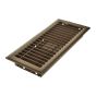Registre de plancher, chocolat, 3" x 10"