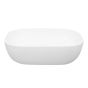 Lavabo, porcelaine, rectangulaire, blanc mat, 20'' x 16'' x 5 1/2''