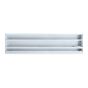 Marche en aluminium, blanc, 11" x 42"