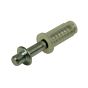 Bifold Door Top Pivot – 3/8" Rod – Steel and Nylon