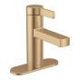 Robinet pour lavabo, Beric, 1 poignée, or bronzé