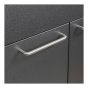 Ensemble cabinet de lavage, noir, 24"
