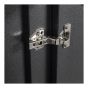 Ensemble cabinet de lavage, noir, 24"