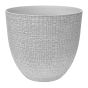 Cache-pot, Riley, blanc antique,12"