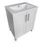 Meuble-lavabo Lagoa, 24", fini blanc