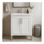 Meuble-lavabo Lagoa, 24", fini blanc