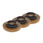 Joint de cire pour toilette, avec collet, 3/pqt
