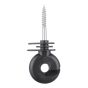 Annular Insulator – For Wooden Post – Black – 25/pkg
