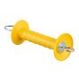 Insulated Fence Gate Handle - with tension spring - Yellow