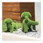 Turf Topiary - Dog Leg Up – Green - 13"