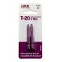 T-20 2-in Bits, Purple, 2-pk