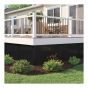 Lattice –Diamond - PVC – Black – 4’ x 8’