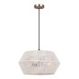 Dakhlio Pendant Light – 18" – White-Gold