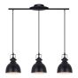 Temarra Pendant Light - 3 Bulbs - 29.5" - Matte Black