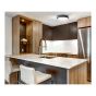Flushmount – Del Venacco – Black - 13"