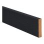 Moulure, Miratec, noir, 5/4" x 4" x 16', prix unitaire