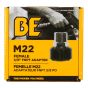 Adapter - FNTP x Femelle - M22 – Gray/Black - 3/8"