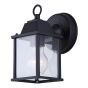 Glassio Outdoor Wall Light, Black Sand, 2/Pkg