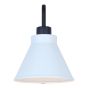 Lucia Outdoor Wall Light, Black and White Sand